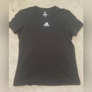 black adidas shirt